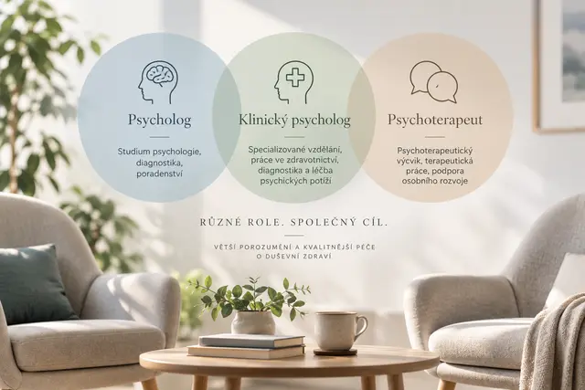 Psycholog, psychoterapeut, klinický psycholog, nebo psychiatr? Jak se v tom vyznat